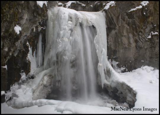 Do you think you know which waterfall this might be??? - Answer - Lower Undine Falls!!!